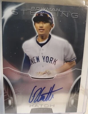 2013 Bowman Sterling GOSUKE KATOH Rookie RC On Card Auto SP #BSAP-GK Autograph - Image 1 of 2