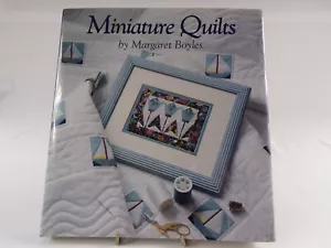 Vintage Margaret Boyles Miniature Quilt Book Projects Patterns Instructions F22 - Foto 1 di 6