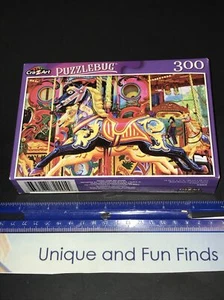 NEW! Puzzlebug 300 Piece Jigsaw Puzzle "Carousel Horse" 18.25" X 11" - Picture 1 of 3