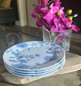 🔥🍽️SPODE Home Vintage Denim 7.5" SALAD PLATE - NEW Blue Flowers on White# 308 - Picture 1 of 5