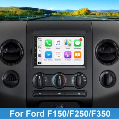 For 2004-2008 Ford F150 F250 F350 Carplay Car Radio Android 13 Navi GPS Foto 1 de 4