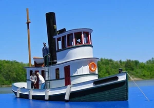 45' TUGBOAT O On30 Waterline Hull Model Railroad Ship Boat Unpainted KIT SP3122O - Picture 1 of 2