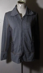 Women's IDEOLOGY Gray Full Zip Athletic Jersey Jacket Size L - Picture 1 of 6
