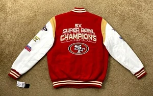 49ers Jacke San Francisco 5 TIME SUPER BOWL CHAMPIONSHIP Baumwolle 3X 5X - Bild 1 von 8
