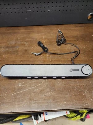 GOgroove SonaVERSE UBR USB Powered Computer Sound Bar Speaker (Black) - Image 1 of 4