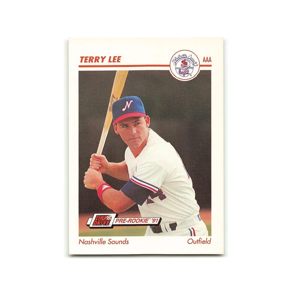 Terry Lee 1991 Line Drive AAA #266 Nashville Sounds Baseball Card NM - Image 1 of 3