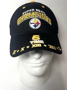 Pittsburgh Steelers 5X Gorra de Campeones del Super Bowl ganadora del tiempo Gorra Deportes NFL AFC - Imagen 1 de 5