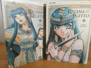 La regina d'Egitto, vol 1-2 Jpop Manga Condizioni PERFETTE - Foto 1 di 3