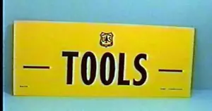 Vintage Forest Service Sign TOOLS - Picture 1 of 1