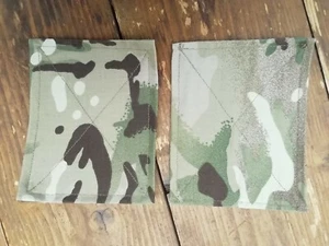 British Army 2X UBACS SHIRT SLEEVE Blanking Panels MTP Grade 2 - NO FLAG TYPE 1 - Picture 1 of 8