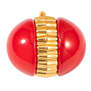 10pcs Resin Alloy Bead Metal Button Decorative for Clothing DIY Crafts 13*10mm - Picture 1 of 33