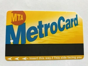 USED EXPIRED METROCARD NYC METRO CENTER FOR ARCHITECTURE COLLECTIBLE USE ONLY - Picture 1 of 2