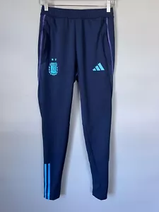 Argentina Tiro 23 Training Pants Blue Football Soccer Adidas HF3914 Mens Size XS - Picture 1 of 10