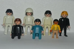 Geobra Playmobile People Seven 7 Assorted Vintage Very Good Conditions - Picture 1 of 12