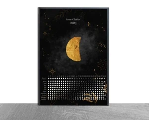 Calendario lunare 2023 - fasi lunari - emisfero settentrionale - luna piena - Foto 1 di 1