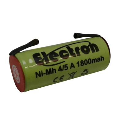 ELECTRON BATTERIA RICARICABILE NI-MH 4/5A 4/5AF 1,2V 1800mAh 17x42mm A SALDARE NIMH