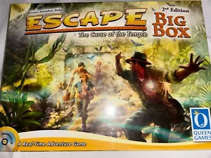 New Sealed Escape The Curse of the Temple Big Box 2nd Edition Co-Op Board Game - Picture 1 of 8