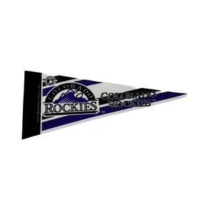 Vtg Colorado Rockies 2004 MLB Mini Pennant 9in x4in Felt Banner Flag Baseball - Picture 1 of 2