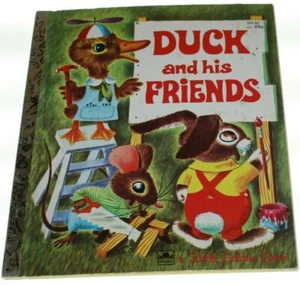 Vintage Little Golden Book Duck and his Friends Hardcover, 1949/1977 VGUC  - Picture 1 of 4