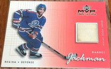 1999-00 Upper Deck MVP SC Edition Game-Used Souvenirs Barrett Jackman GU-BJ