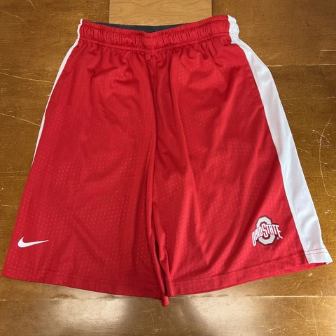 Ohio State Buckeyes Nike Shorts Mens Medium Red Dri Fit Cover
