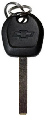 NEW CHEVROLET GM FACTORY ORIGINAL TRANSPONDER CHIP BOW-TIE LOGO KEY BLANK  - Image 1 of 2