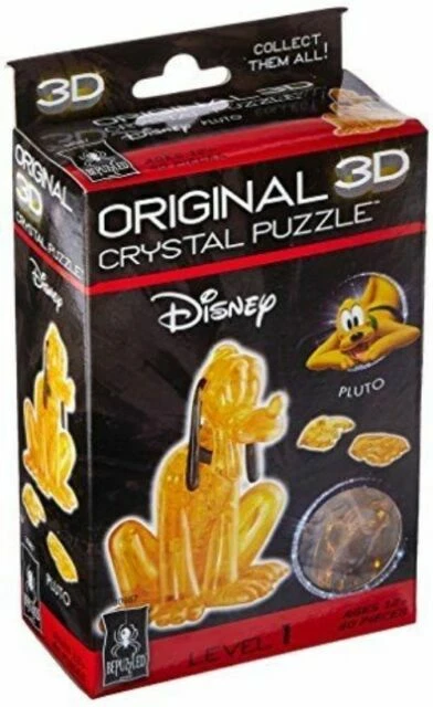 Disney Pluto Original 3d Crystal Puzzle Ages 12