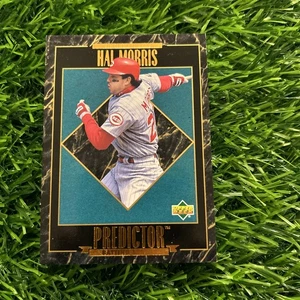 1995 Upper Deck Predictors League Leaders Hal Morris R29 Insert Reds A95 - Picture 1 of 2