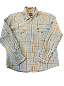 Southern Thread Plaid LS Men’s Pearl Snap Button Sz:XXL - Picture 1 of 4