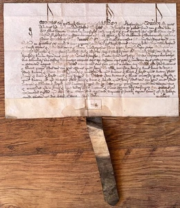 1614 Frühe Stuart Ära Common Pleas Court Beispiel für Fine - Lincolnshire - Bild 1 von 4