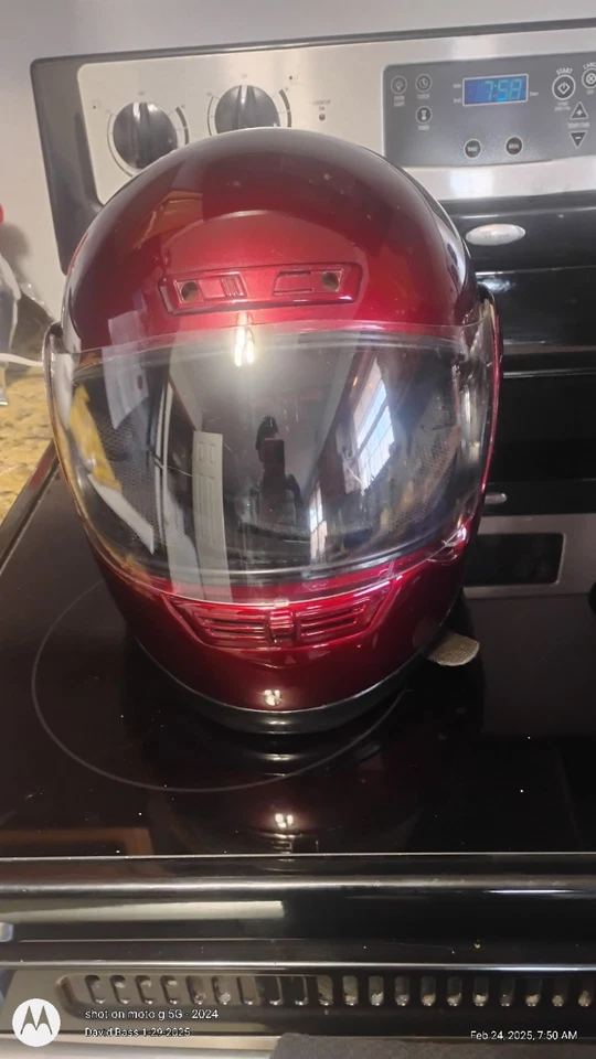 CASCO CARA COMPLETA ZEUS 7 3/8" Foto 1 de 4