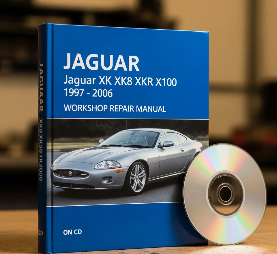 Jaguar XK XK8 XKR X100  1997 - 2006 - Workshop Repair Manual on CD. - Image 1 of 1
