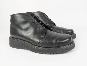 Paraboot Stiefel Schwarz Leder Herren Größe US 8 - Bild 1 von 10