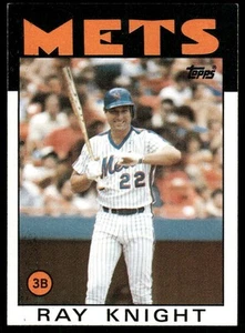 1986 Topps #27 Ray Knight New York Mets Baseballkarte - Bild 1 von 2