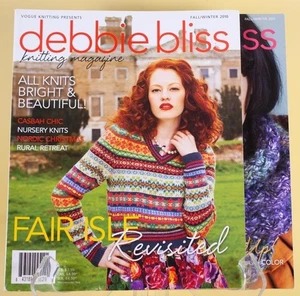 Debbie Bliss Knitting Fall Winter 2010 2011 Lot of 2 - Picture 1 of 17