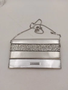 DUNE silver clutch bag - Picture 1 of 3