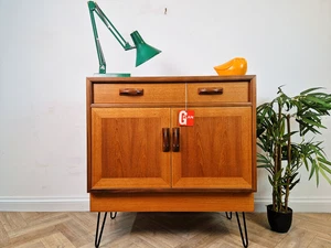 G Plan Sierra Red Label Vintage Compact Mid Century Teak Retro Compact Sideboard - Picture 1 of 8
