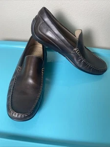 Ecco Hombre Clásico Mocasines Moc Marrón Conducción Sin Cordones Talla 44 EE. UU. 10/10.5 Zapatos - Imagen 1 de 10