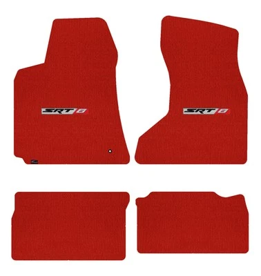 Alfombrillas delanteras y traseras Lloyd Velourtex para Dodge Charger '06-10 con logotipo SRT 8 Foto 1 de 4