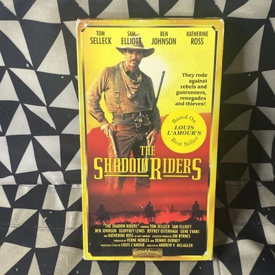 The Shadow Riders (VHS, 1991) Tom Selleck Sam Elliot - Tested - Image 1 of 4