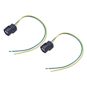 2pc Front Turn Signal Light Wire Harness Pigtail 2-way Fit for Mazda 3 2014-2019 - Picture 1 of 5