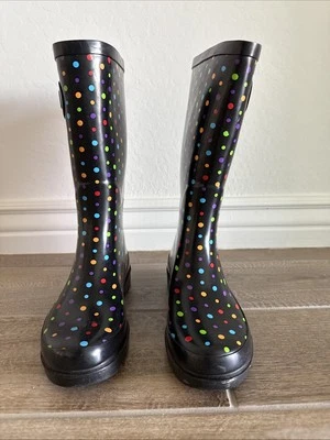 Western Chief Mujer Alta Impermeable Bota de Lluvia Encantadora Exterior Jardín Talla 6 Foto 1 de 4