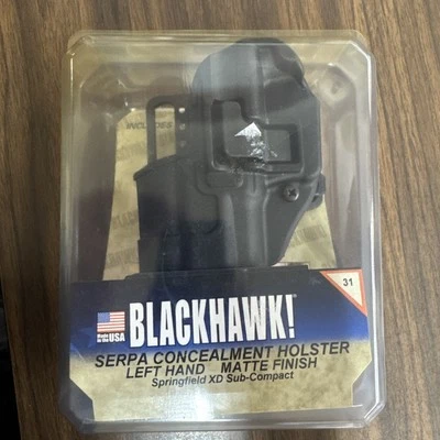 Funda de ocultación Blackhawk CQC 410531BK-L Springfield XD subcompacta - mate Foto 1 de 4