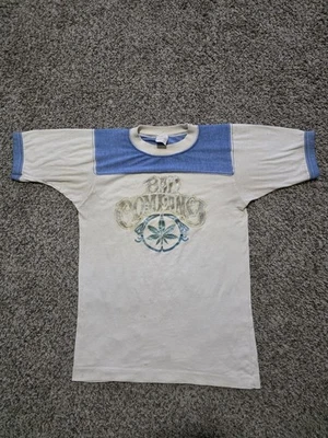 Camiseta De Colección Años 80 Bad Company Weed Spellout Band Pequeña Hecha en EE. UU. Puntada Única Foto 1 de 4