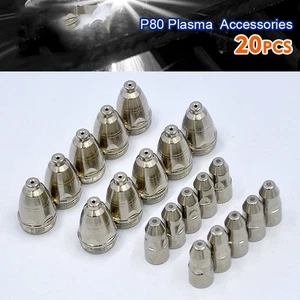 Tip Plasma Consumable Fit Electrode Nozzle Plasma Torch Air Plasma Cutting - Picture 1 of 12