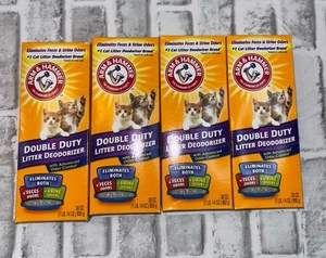 (4er Pack) Arm & Hammer Doppelbelastung Katzenstreu Deodorierer Geruchsbeseitiger, 30oz - Bild 1 von 4