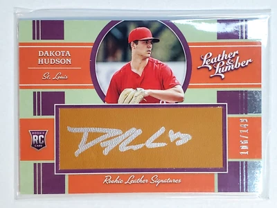 Dakota Hudson 2019 Leather & Lumber RC Autograph /149 Auto St. Louis Cardinals - Image 1 of 4