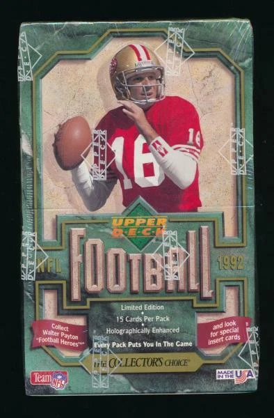 1992 Upper Deck Football Singles #1-200 - U PICK - COMPLETE YOUR SET - Image 1 of 1