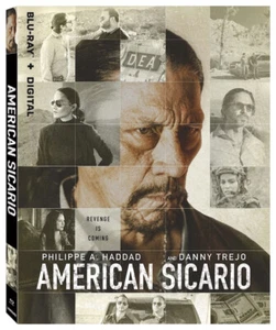 AMERICAN SICARIO Philippe Haddad and Danny Trejo Blu-ray y Trejo New w/ Slipcase - Imagen 1 de 1