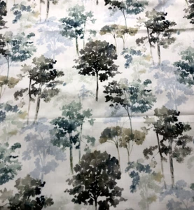 Large Piece of Bartson Fabric in Beautiful Tree Pattern - Picture 1 of 9